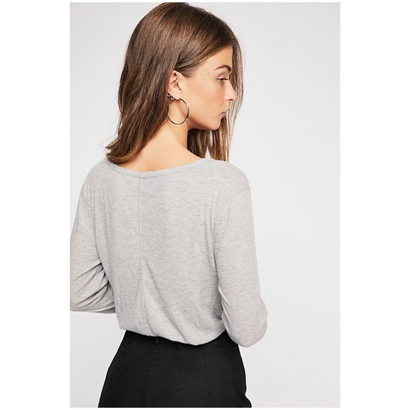 New FREE PEOPLE Rock The Boat Long Sleeve Top NWT - Picture 3 of 8